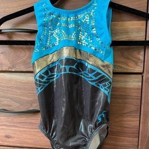 GK Elite Gymnastics leotard (size CS)